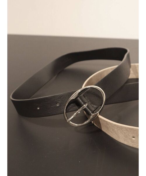 EMODA(エモダ)の「ワイドバックルベルト(ベルト・レディース・ブラック/ベージュ・FREE)」の1枚目の写真