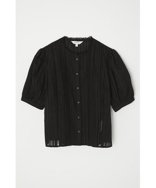 MOUSSY（マウジー）の「PIN TUCK LACE ブラウス（シャツ/ブラウス・レディース・ライトイエロー/ブルー/アイボリー/ブラック・2/1）」の15枚目の写真
