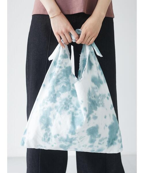 Green Parks(グリーンパークス)の「・キャンバスリボンワンショルトートバッグ*(トートバッグ・レディース・パープル/グリーン/レオパード/ドット・FREE)」の5枚目の写真