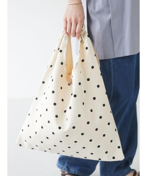 Green Parks(グリーンパークス)の「・キャンバスリボンワンショルトートバッグ*(トートバッグ・レディース・パープル/グリーン/レオパード/ドット・FREE)」の8枚目の写真