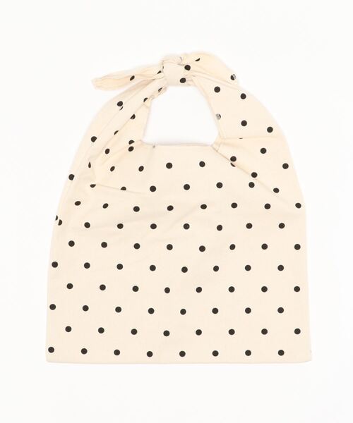 Green Parks(グリーンパークス)の「・キャンバスリボンワンショルトートバッグ*(トートバッグ・レディース・パープル/グリーン/レオパード/ドット・FREE)」の9枚目の写真