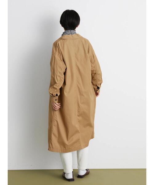 AMERICAN HOLIC（アメリカンホリック）の「【WEB限定】ステンシャツコート（ステンカラーコート・レディース・ベージュ/カーキ/ワンウォッシュ・M/L）」の19枚目の写真
