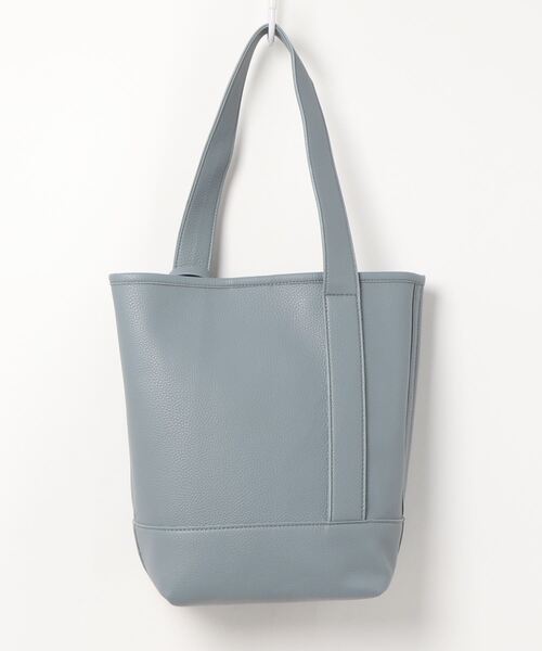 cache cache（カシュ カシュ）の「カシュカシュ cachecache / ワンハンドルバケツパーテーション合皮トート（トートバッグ・レディース・ブラック/サックスブルー/ホワイト系その他/ネイビー/ベージュ系その他・FREE）」の9枚目の写真