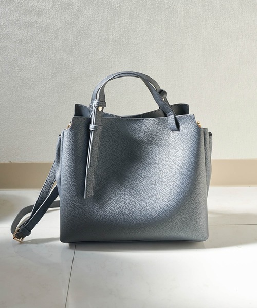 ROPE' PICNIC(ロペピクニック)の「【軽量】スウェイハンドル5層ミドルトート&ショルダーバッグ(ショルダーバッグ・レディース・ネイビー/キナリ/レッド系その他2・FREE)」の19枚目の写真