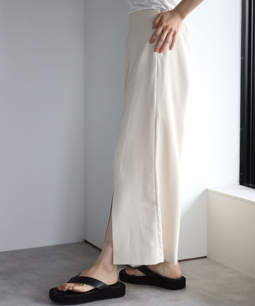 each（イーチ）の「スカートライクパンツ（その他パンツ・レディース・アイボリー/ブラック・FREE）」の17枚目の写真