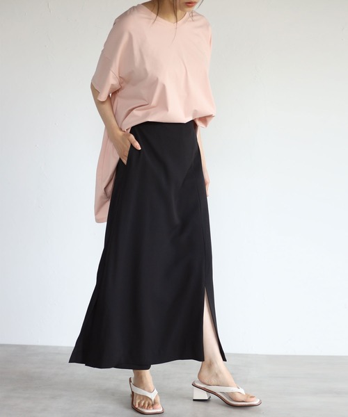 each（イーチ）の「スカートライクパンツ（その他パンツ・レディース・アイボリー/ブラック・FREE）」の16枚目の写真