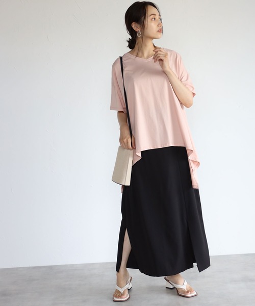 each（イーチ）の「スカートライクパンツ（その他パンツ・レディース・アイボリー/ブラック・FREE）」の14枚目の写真