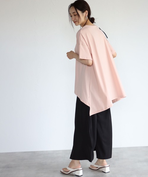 each（イーチ）の「スカートライクパンツ（その他パンツ・レディース・アイボリー/ブラック・FREE）」の20枚目の写真