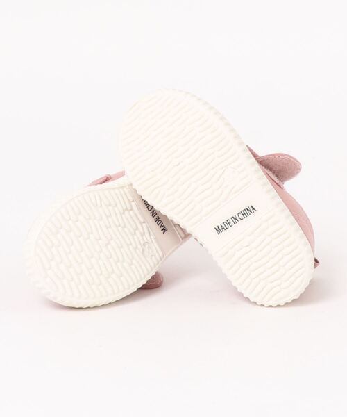 petit main（プティマイン）の「リボンスニーカー（スニーカー・キッズ・シルバー/ピンク/モカ・14cm/18cm/15cm/17cm/13cm/16cm）」の5枚目の写真