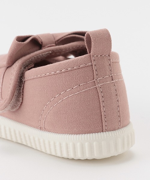 petit main（プティマイン）の「リボンスニーカー（スニーカー・キッズ・シルバー/ピンク/モカ・14cm/18cm/15cm/17cm/13cm/16cm）」の10枚目の写真