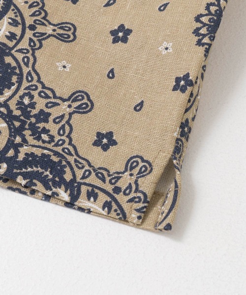 URBAN RESEARCH Sonny Label（アーバンリサーチサニーレーベル）の「バンダナ柄半袖シャツ（シャツ/ブラウス・メンズ・ライトブルー/ベージュ・MEDIUM/LARGE）」の17枚目の写真