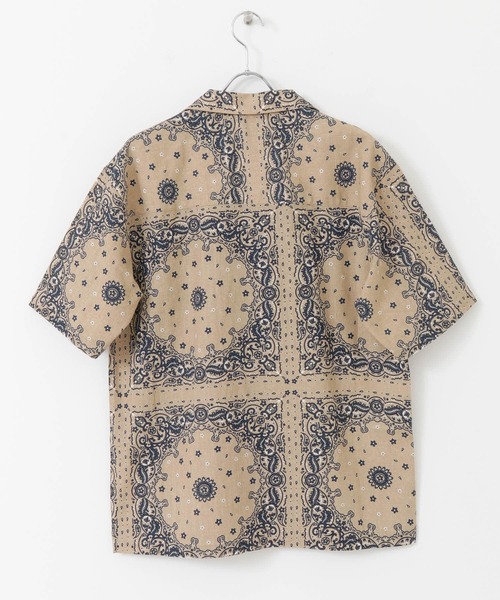 URBAN RESEARCH Sonny Label（アーバンリサーチサニーレーベル）の「バンダナ柄半袖シャツ（シャツ/ブラウス・メンズ・ライトブルー/ベージュ・MEDIUM/LARGE）」の18枚目の写真