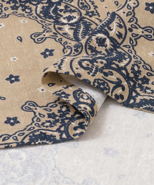 URBAN RESEARCH Sonny Label（アーバンリサーチサニーレーベル）の「バンダナ柄半袖シャツ（シャツ/ブラウス・メンズ・ライトブルー/ベージュ・MEDIUM/LARGE）」の19枚目の写真