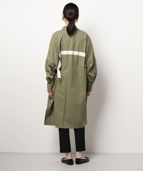 Scrap Book（スクラップブック）の「【CYAN TOKYO】テープアジャストシャツコート（その他アウター・レディース・ブラック/グレー/ベージュ/グリーン・FREE）」の19枚目の写真