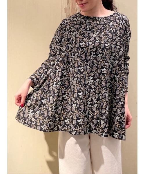 BEARDSLEY(ビアズリー)の「サラサプリントブラウス(シャツ/ブラウス・レディース・ブラック・FREE)」の13枚目の写真