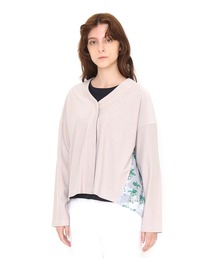 ベニドウダンフラワー｜クロスファブリックスウィッチングカーディガン