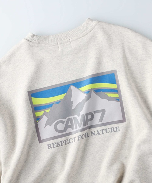 CAMP7（キャンプセブン）の「【CAMP7】バックマウンテンスウェット（スウェット・レディース・ブラック/オフホワイト/ワイン・S/M/L）」の22枚目の写真