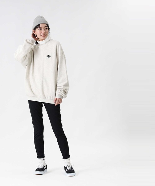 CAMP7（キャンプセブン）の「【CAMP7】バックマウンテンスウェット（スウェット・レディース・ブラック/オフホワイト/ワイン・S/M/L）」の4枚目の写真