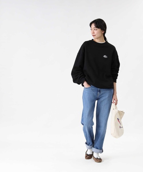 CAMP7（キャンプセブン）の「【CAMP7】バックマウンテンスウェット（スウェット・レディース・ブラック/オフホワイト/ワイン・S/M/L）」の8枚目の写真