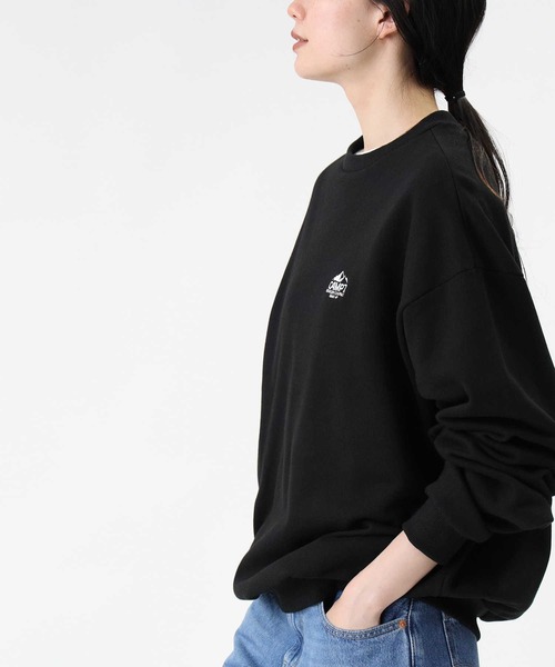 CAMP7（キャンプセブン）の「【CAMP7】バックマウンテンスウェット（スウェット・レディース・ブラック/オフホワイト/ワイン・S/M/L）」の11枚目の写真