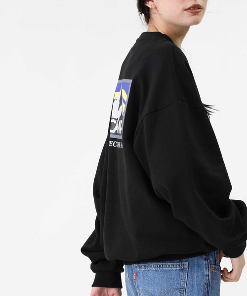 CAMP7（キャンプセブン）の「【CAMP7】バックマウンテンスウェット（スウェット・レディース・ブラック/オフホワイト/ワイン・S/M/L）」の12枚目の写真