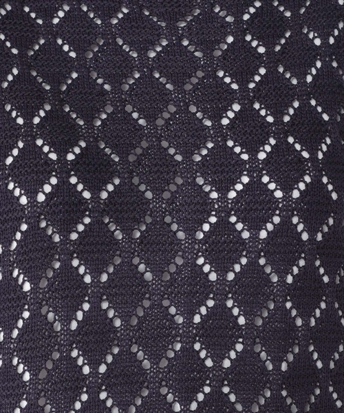 studio CLIP（スタディオクリップ）の「3ゲージダイヤ柄ベスト（ベスト・レディース・ライトベージュ/ネイビー・FREE）」の11枚目の写真