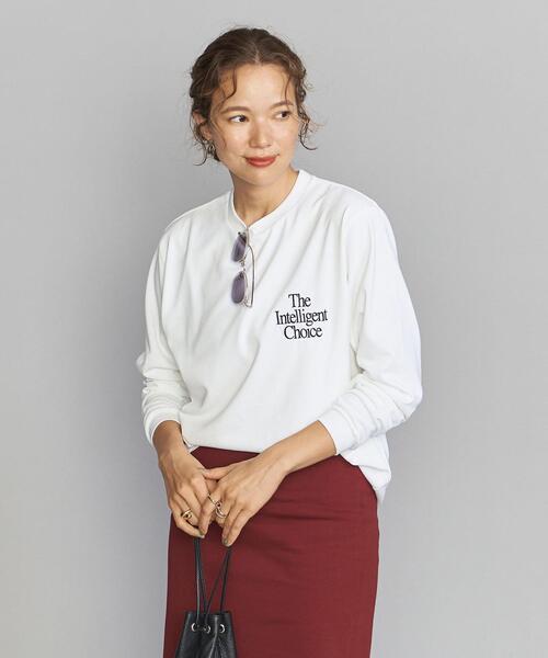 NEW BALANCE（ニューバランス）の「【別注】＜New Balance（ニューバランス）＞GRANDMOM ロングスリーブカットソー（Tシャツ/カットソー・レディース・ホワイト・S）」の4枚目の写真