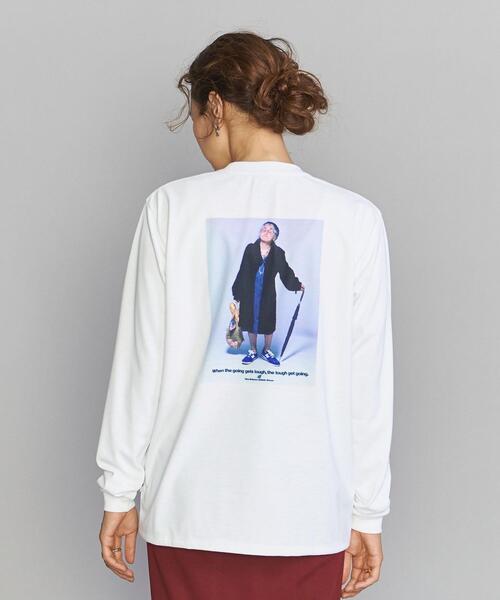 NEW BALANCE（ニューバランス）の「【別注】＜New Balance（ニューバランス）＞GRANDMOM ロングスリーブカットソー（Tシャツ/カットソー・レディース・ホワイト・S）」の5枚目の写真