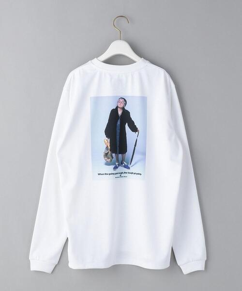 NEW BALANCE（ニューバランス）の「【別注】＜New Balance（ニューバランス）＞GRANDMOM ロングスリーブカットソー（Tシャツ/カットソー・レディース・ホワイト・S）」の9枚目の写真