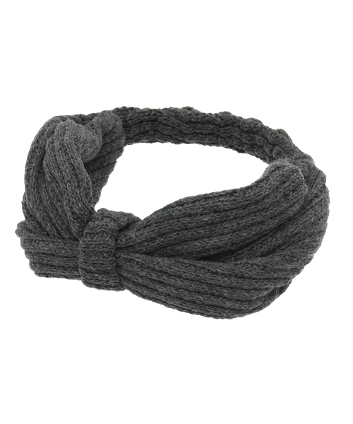 WEGO（ウィゴー）の「WEGO/無地ニットヘアバンド（ヘアバンド・レディース・グレー/ダークグレー/ベージュ・FREE）」の3枚目の写真