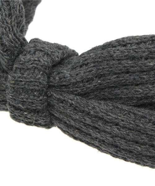 WEGO（ウィゴー）の「WEGO/無地ニットヘアバンド（ヘアバンド・レディース・グレー/ダークグレー/ベージュ・FREE）」の5枚目の写真