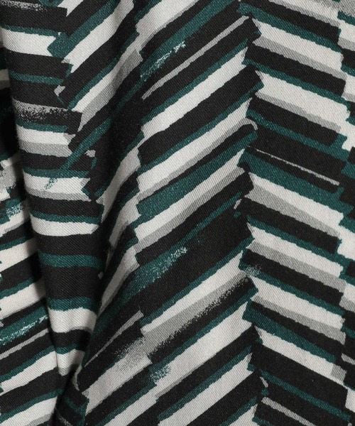 niko and...（ニコアンド）の「ペイントタッチプリントシャツ（シャツ/ブラウス・メンズ・ブルー/グリーン/スモーク・MEDIUM/LARGE）」の19枚目の写真