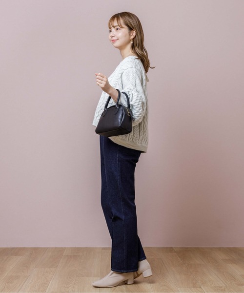 flower(フラワー)の「スウィートバックニット(ニット/セーター・レディース・ベージュ/ブルー/アイボリー・FREE)」の21枚目の写真