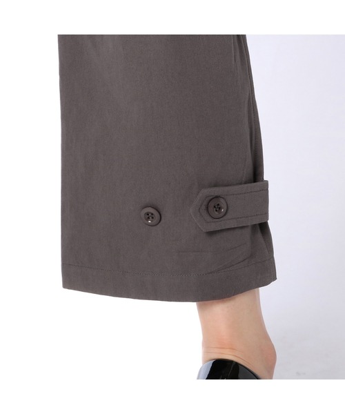 RIVE DROITE（リヴドロワ）の「《2サイズ展開》リラクシーでありながらすっきりとした美シルエット　ドロストカーゴパンツ（カーゴパンツ・レディース・ベージュ/チャコールグレー・38/36）」の14枚目の写真
