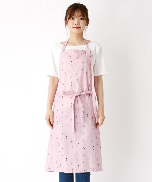 【Ayako】ローラアシュレイ エプロン 3点セット LAURA ASHLEY(ローラアシュレイ)の「【親子ペア】プレスド