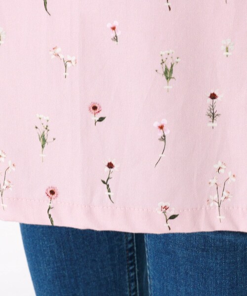 LAURA ASHLEY（ローラアシュレイ）の「【親子ペア】プレスドフラワー柄　エプロン（エプロン・レディース・ピンク系5・00）」の8枚目の写真
