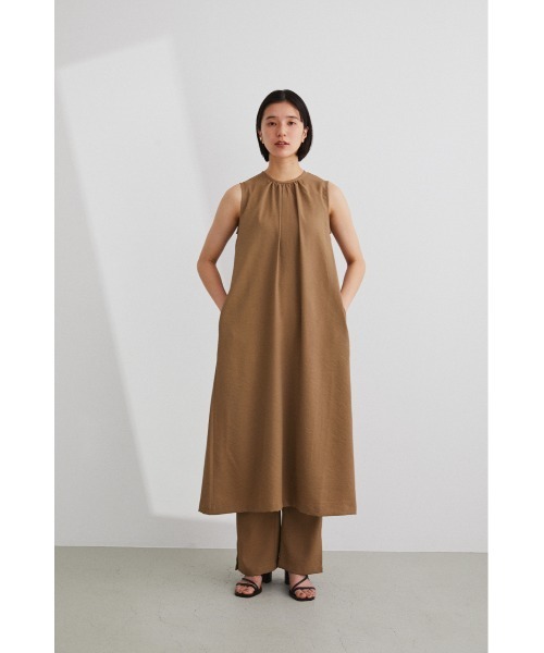 STYLEMIXER(スタイルミキサー)の「バックタックリラックスワンピース(ワンピース・レディース・ブラック/ブラウン/ブルー・FREE)」の11枚目の写真