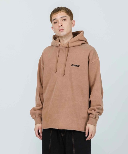 XLARGE（エクストララージ）の「PIGMENT CUT OFF PULLOVER HOODED