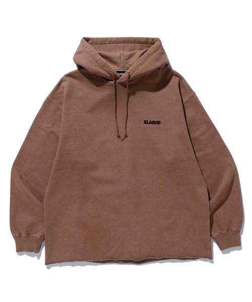 XLARGE（エクストララージ）の「PIGMENT CUT OFF PULLOVER HOODED SWEAT（パーカー・メンズ・ブラック/ブラウン/ブルー・M/S/L/XL）」の17枚目の写真