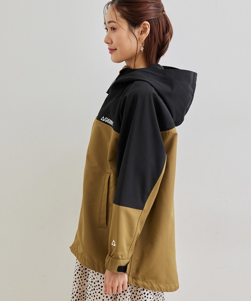 GERRY（ジェリー）の「【GERRY×ROPE' PICNIC】配色マウンテンパーカー（マウンテンパーカー・レディース・ベージュ/カーキ/ダークパープル・38）」の10枚目の写真