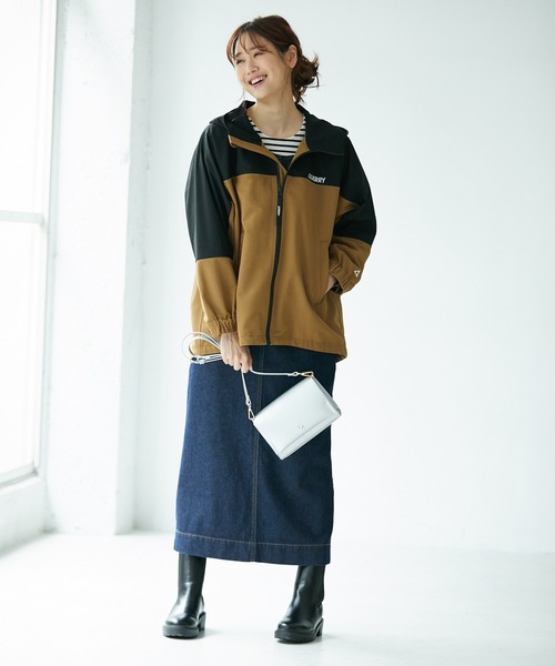 GERRY（ジェリー）の「【GERRY×ROPE' PICNIC】配色マウンテンパーカー（マウンテンパーカー・レディース・ベージュ/カーキ/ダークパープル・38）」の21枚目の写真