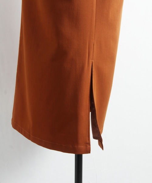 &. NOSTALGIA(アンドドットノスタルジア)の「キーネックレイヤードワンピース(ワンピース・レディース・ブラック/ブラウン/アイボリー/ベージュ/チャコールグレー・M)」の16枚目の写真