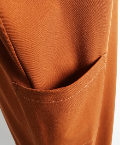 &. NOSTALGIA(アンドドットノスタルジア)の「キーネックレイヤードワンピース(ワンピース・レディース・ブラック/ブラウン/アイボリー/ベージュ/チャコールグレー・M)」の17枚目の写真