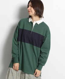 ラガーチュニックシャツプルオーバー
