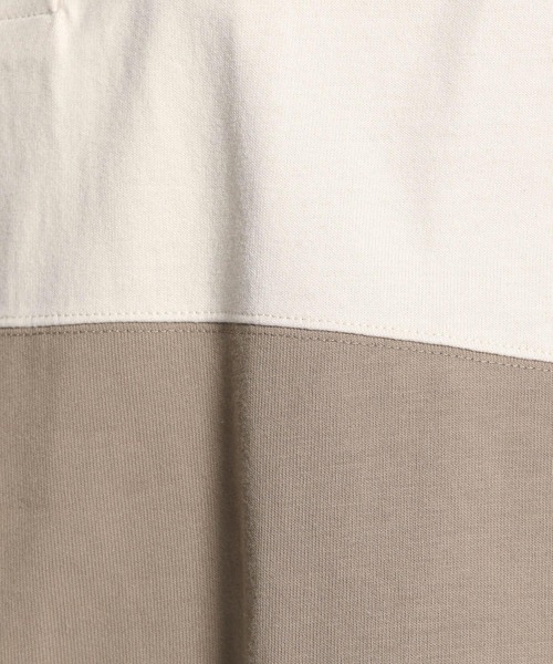 niko and...(ニコアンド)の「ラガーチュニックシャツプルオーバー(Tシャツ/カットソー・レディース・ブラック/グリーン/モカ・FREE)」の15枚目の写真