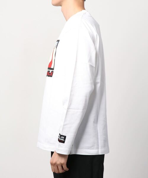 FULL-BK(フルビーケー)の「BLACKFLYS × FULL-BK LS TEE(Tシャツ/カットソー・メンズ・ホワイト/ブラック・LARGE/X-LARGE/MEDIUM)」の4枚目の写真