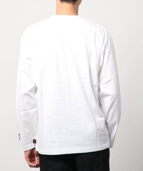 FULL-BK(フルビーケー)の「BLACKFLYS × FULL-BK LS TEE(Tシャツ/カットソー・メンズ・ホワイト/ブラック・LARGE/X-LARGE/MEDIUM)」の9枚目の写真