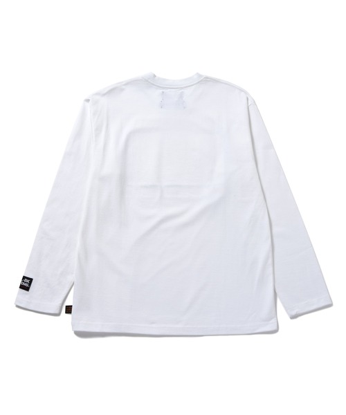 FULL-BK(フルビーケー)の「BLACKFLYS × FULL-BK LS TEE(Tシャツ/カットソー・メンズ・ホワイト/ブラック・LARGE/X-LARGE/MEDIUM)」の3枚目の写真
