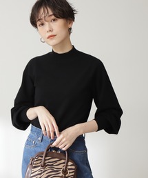 N.（N. Natural Beauty Basic） | ◆プレーティング天竺ボリュームスリーブニット(ニット/セーター)