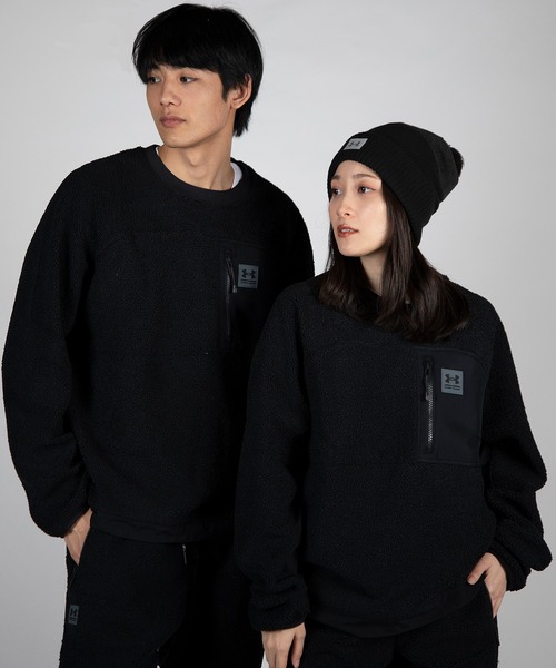 UNDER ARMOUR(アンダーアーマー)の「UA ミッション ブークレ クルー(トレーニング/メンズ)(その他アウター・メンズ・ブラック・XXL/XL/S/L/3XL/M)」の9枚目の写真